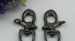 Novelty design handbag 20 mm nickel color metal spring trigger snap hooks for