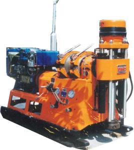 China GXY-2 Hydraulic Chuck Skid Mounted Drilling Rig With Anti-vibration Meter factory