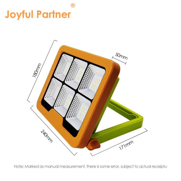 IP65 Waterproof LED Solar Work Light 5054 Epistar LED 1000LM With 7500mAh