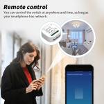400W On Off Device Zigbee Relay Module 30m