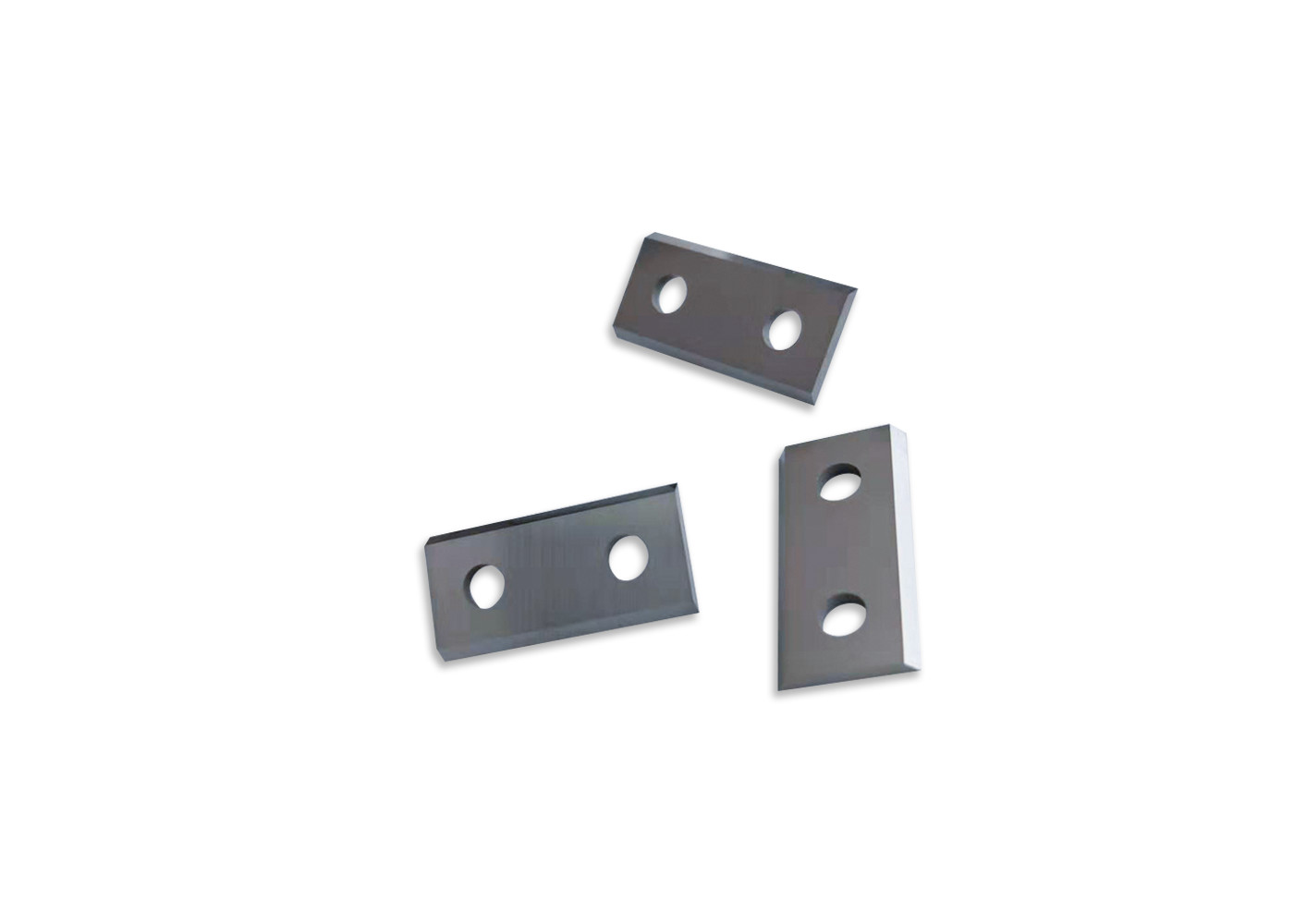 FK07 Grade Carbide Indexable Inserts With 2 Holes Used In Wood Router 20mmX12mmX1mm