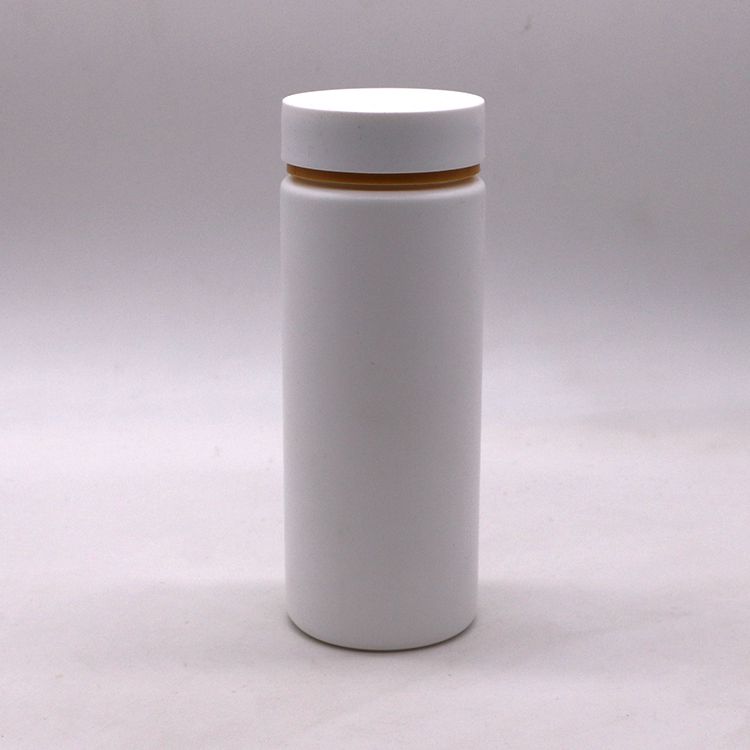 Medicine 250ml HDPE Plastic Pill Bottle With Two Layer Customized Color HDPE Caps