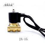 2A-15 Stainless Steel Solenoid Valves For Water Direct Acting 1Mpa