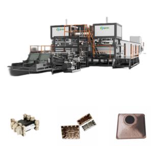 China Paper Egg Tray Making Machine Paper Pulp Molding Machine With Metal Drying Line factory