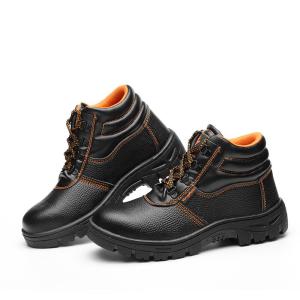 China 36-48 Rubber PU Safety Shoes Boots Steel Toe Work Boots 6'' Waterproof factory