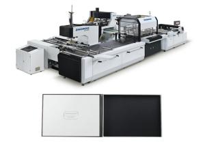 China ZK-900 Rigid Box Wrapping Machine 380 V 50 HZ Big Box Maker For Setup Box factory