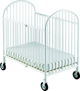 China Heavy Duty Steel Hotel Portable Crib Foam Mattress 100mm Thickness factory
