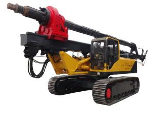China 20m Drilling Depth Hydraulic Rotary Well Drilling Rig 205 Horsepower Diesel Engine factory