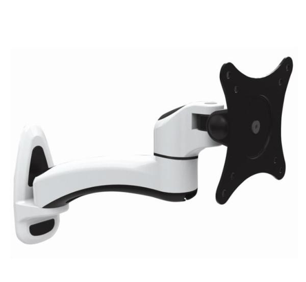 Industrial Laptop Display Wall Rack Equipment Supporting Bracket White / Black
