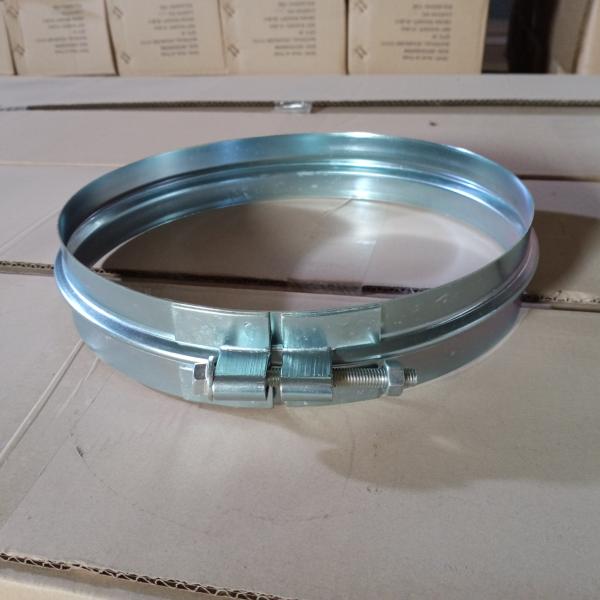 150-600mm Wide Clamps Width 48mm Spiral Clamp Bands For Flanged Spiral Duct