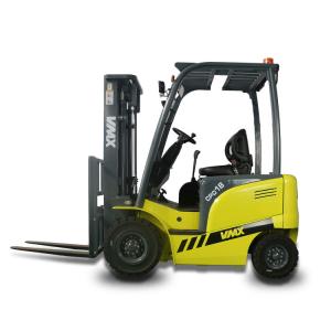 China electric lifts for warehouse reach lift truck CPD18 stand up electric forklift factory