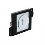 Round Touchless Push Custom Elevator Buttons Acrylic Red Blue White Light For