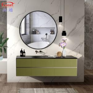 China Art Deco Design Vintage Bathroom Lanyard Style Round House Decor Plastic Frame Mirror factory