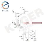 KYGER High Quality AJ814174 Turbocharger Lower Coolant Return Hose 3.0L Petrol