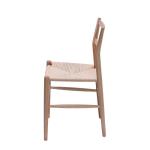 Hotel Restaurant Banquet or Home Simple Backrest Chair with Hemp Rope Weaving