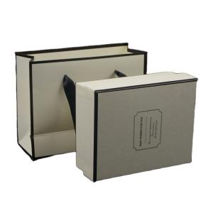 China Customized Sizes Lift Off Lid Color Paper Clothing Packaging Box with Customer's Logo factory