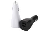 Qc 2.0 Double Usb Car Charger , Samsung Fast Charging Car Charger For S6 S7 /