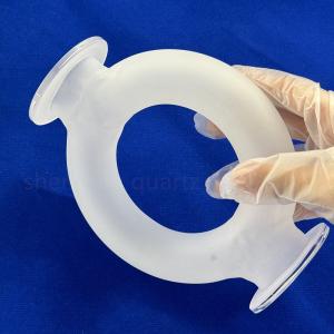 China High Temperature And Corrosion Resistant Custom Opaque Frosted Quartz Instrument factory