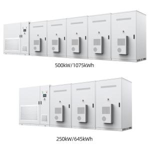 China IP54 Energy Storage Cabinet 125kW 500kW Nominal Energy &lt; 2000m Altitude factory