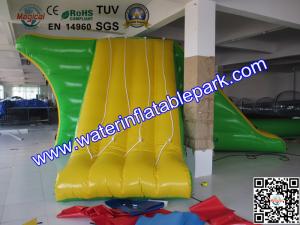 China Yellow Green Inflatable Water Park Popular Game / Inflatable Climbing Slide factory