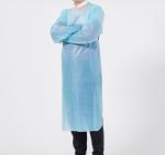 Waterproof Disposable Nonwoven CPE Apron Gowns With thumb Loop CPE gown