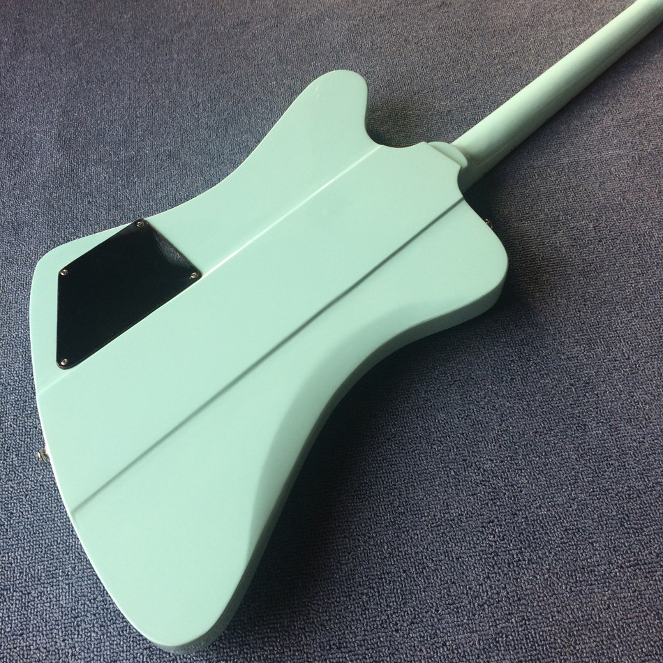 High quality custom electric guitar, rosewood fingerboard, Light green electric guitar