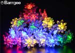 Outdoor Colorful Solar LED Christmas Lights Flower Waterproof String 0.15M Lamp