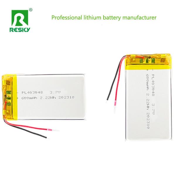 Solar Battery Cell 403048 3.7V 600mAh 2.22wh Lithium Polymer Battery For Smart Watch