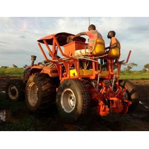 2 Rows Cassava Planter Machine Chop Length 19cm Agricultural Ridger