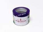 Metal Tea Tin Packaging With Inner Plastic Rubber Lid , Tin Tea Storage Box