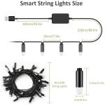Outdoor String Lights 38Ft 40LED Decorative Lights for Patio Party Wedding