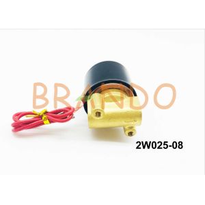 1/4'' Inch Golden Yellow Color 2V Water Control Valve 2W025-08 made of Superior