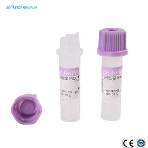 China Plastic Micro Blood Collection Tube Edta K2 Test Tubes factory