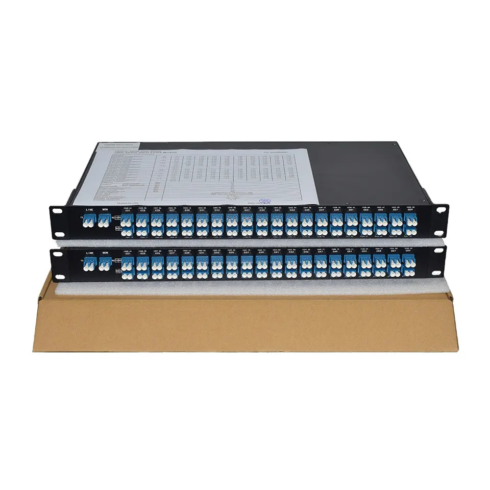 100Ghz 40CH Wavelength Division Multiplexer DWDM AAWG Mux Demux