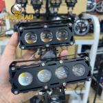 40 Watts 50 Watts Full Metal Red Devil Eyes White Yellow Dual Color Motorcycle
