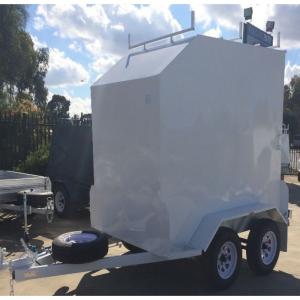 China Fully Framed 8 x 5 Furniture Van Trailer , Single Axle Small Enclosed Utility Trailer factory