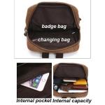 Casual Canvas Men's Single Shoulder Cross Body Chest Bag Sympathybag Wholesale
