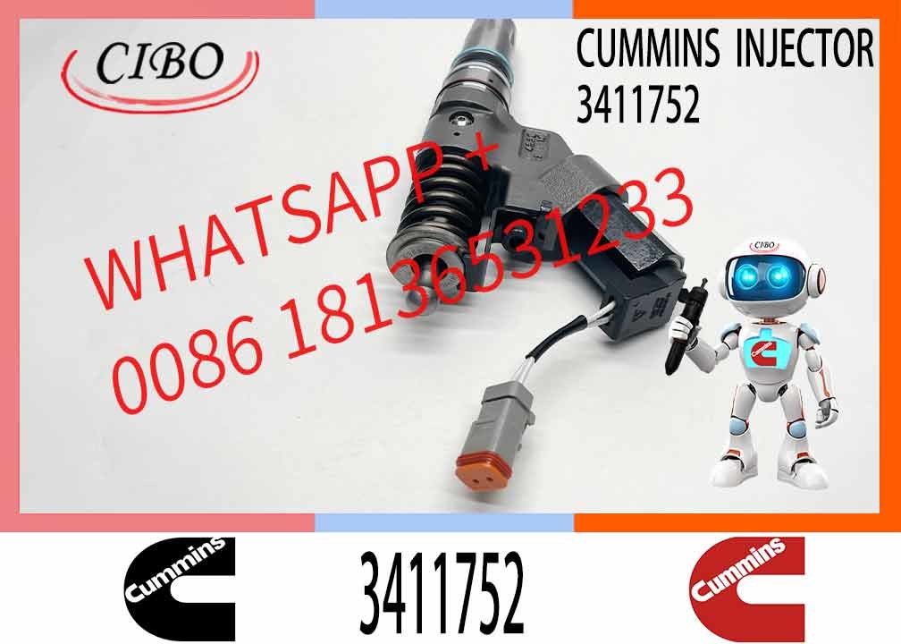 M11 Diesel Engine Parts 3083849 3411756 Fuel Injector for Cummins
