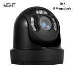 5MP Smart PTZ Camera Wifi Surveillance Metal Housing Night Vision 10X Zoom 60M