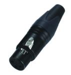 Cadmium Plating XLR Female Cable Connector 3 Pole Female Connector