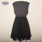 New model frocks black tutu summer t-shirt mini high quality dress plus size