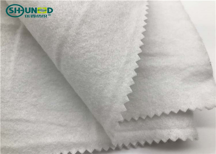 China White Nonwoven Felt Garments Accessories For Small Part Of Cloth factory