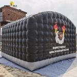 Black Mobile Inflatable Nightclub Tent Party Bar Disco Portable Disco Tent