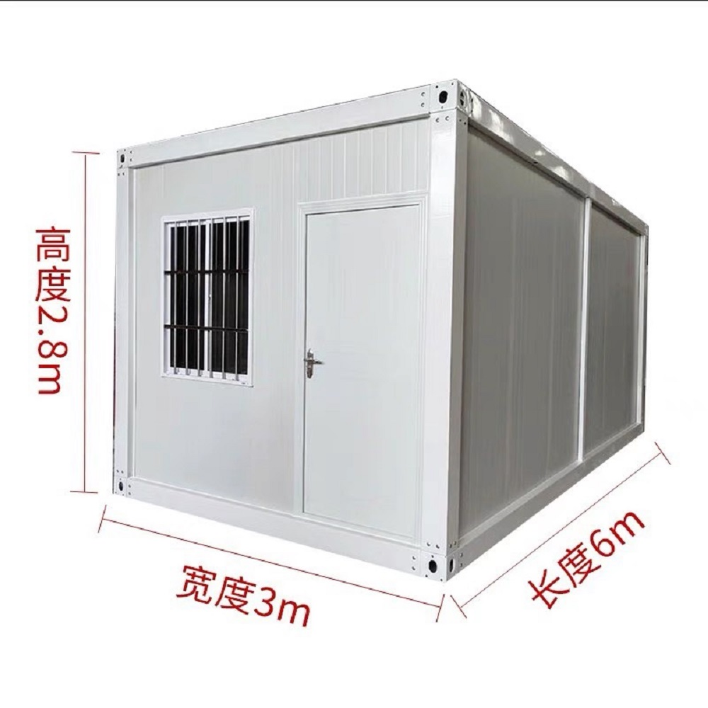 PVC Sliding Window Galvanized Steel Frame Prefab Container Homes