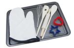 kitchen accessories colorful bakeware set baking pan tools with gloves brushes