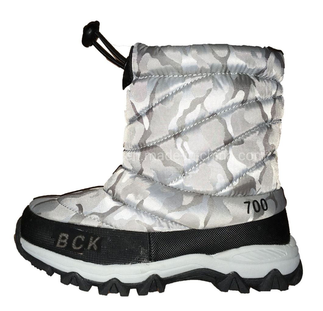Kids Snow Boots Warm Winter Fur Boots PU Nylon Boots Elastic Non-Slip Boots Soft Boots Outdoor Boots