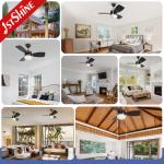 1stshine 30 Inch Pure Copper Reversible Motor Ceiling Fan with Pull Chain Small