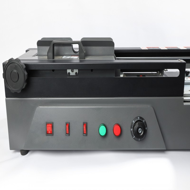 Nanbo Manual Glue Binding Machine , 800W 320mm Manual Comb Binding Machine