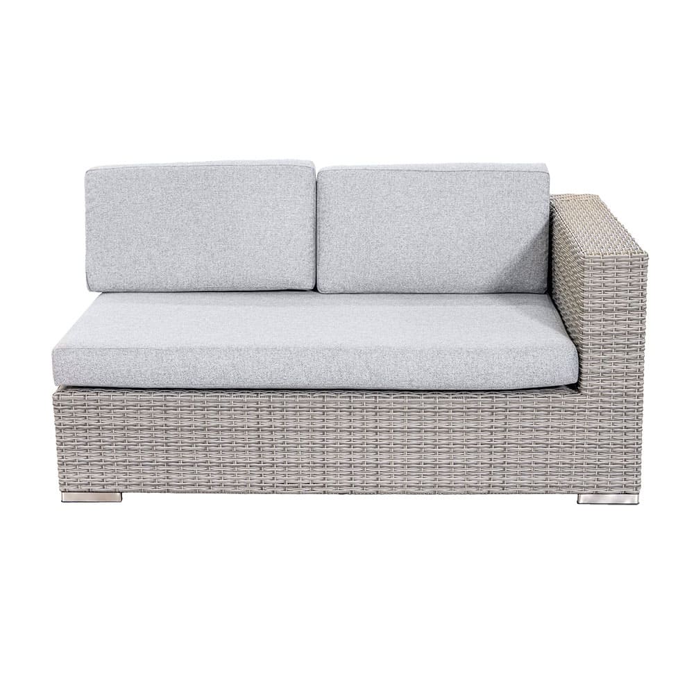 Large Size L Shape Garden Sofa PE Wicker Outdoor Sofa 8 Piece Rattan Outdoor Furniture Set