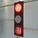 200MM Cobweb 3-Aspect RG Lenses Ball With Countdown Timer Road Traffic Light